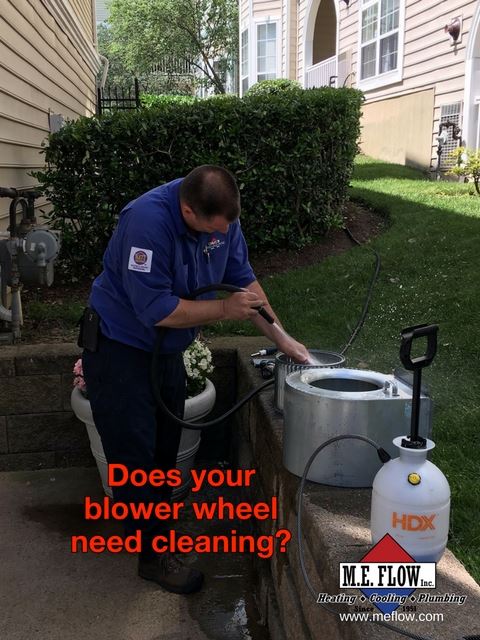 Your AC Could Stop Working if the Blower Wheel is Dirty - M.E. Flow